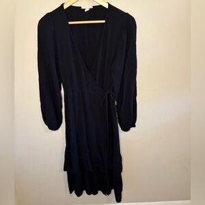 Knox Rose Black Long Sleeve Dress Medium